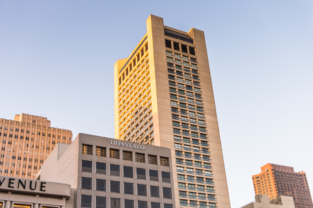 SAN FRANCISCO, USA - OCT 5, 2015: Union Square of San Francisco. San Francisco is the cultural, commercial, and financial center of Northern Californiaのeditorial素材