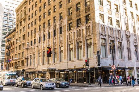 SAN FRANCISCO, USA - OCT 5, 2015: Architecture of San Francisco. San Francisco is the cultural, commercial, and financial center of Northern Californiaのeditorial素材