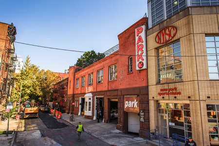 NEW YORK, USA - SEP 25, 2015: Architeture of Manhattan, New York City, USA. New York is the most populous city in the United Statesのeditorial素材