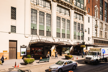 NEW YORK, USA - SEP 25, 2015: Typical buildings of Manhattan, New York City, USA. New York is the most populous city in the United Statesのeditorial素材