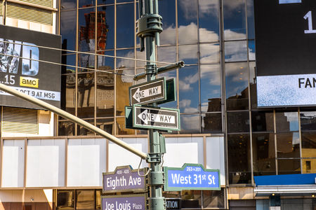 NEW YORK, USA - SEP 25, 2015: Architeture of Manhattan, New York City, USA. New York is the most populous city in the United Statesのeditorial素材