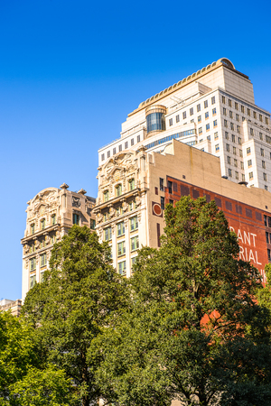 NEW YORK, USA - SEP 25, 2015: Architeture of Manhattan, New York City, USA. New York is the most populous city in the United Statesのeditorial素材