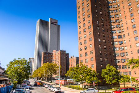NEW YORK, USA - SEP 25, 2015: Architeture of Manhattan, New York City, USA. New York is the most...