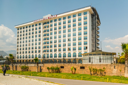 ANTALYA, TURKEY - APR 15, 2015: Architecture of Antalya, Turkey. Antalya is the eighth most populous city in Turkey and a popular touristic destinationのeditorial素材