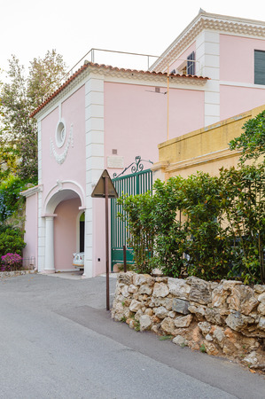 MONACO - JUN 24, 2014: Beautiful architecture of Monaco. Principality of Monaco is the second smallest and the most densely populated country in the worldのeditorial素材