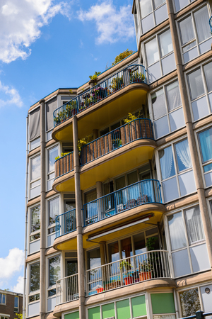 AMSTERDAM, NETHERLANDS - JUN 1, 2015: Architecture on the Canal of Amsterdam. Amsterdam is the capital city and most populous city of the Kingdom of the Netherlandsのeditorial素材