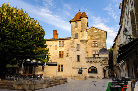 PERIGUEUX, FRANCE - OCT 11, 2016: Old town of Perigueux, France. The town is the seat of a Roman Catholic diocese.のeditorial素材