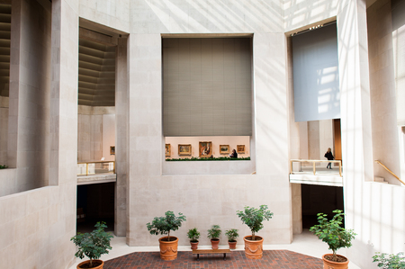 NEW YORK, USA - SEP 25, 2015: Part of the Metropolitan Museum of Art (the Met), the largest art museum in the United States of Americaのeditorial素材