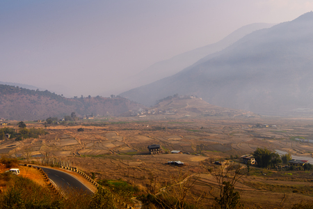 Nature of Bhutanの写真素材