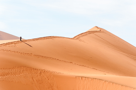 Amazing view of the  Namibia desert, Sossuvlei, Africa.の写真素材