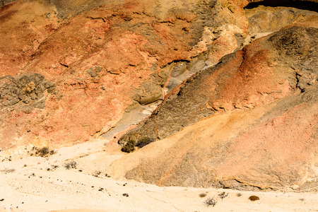 Amazing panoramic view of the Moon landscape, Namibia desert, Africa