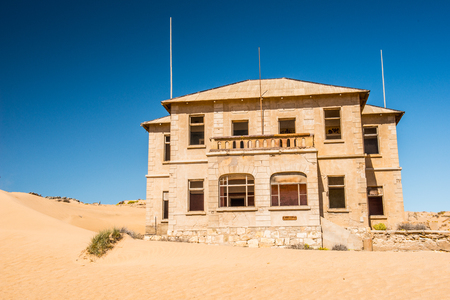 Ghost town  Kolmanskop, Namibia desertの写真素材