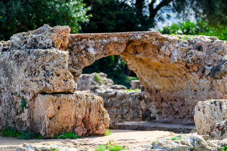 Tipasa, a colonia in Roman province Mauretania Caesariensis, nowadays Algeria.の写真素材