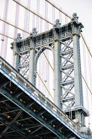 Architecture of Manhattan in the evening, New York City, United States of Americaの写真素材