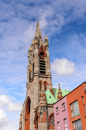 Street and Architecture of Dublin, the capital and largest city of Ireland.の写真素材