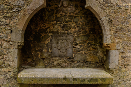 Chapel of King Cormac Mac Carthaigh on the Rock of Cashel (Carraig Phadraig), Cashel of the Kings and St. Patrick's Rockの写真素材