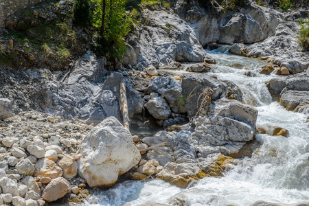 Beautiful view of the mountain river in Turkeyの写真素材