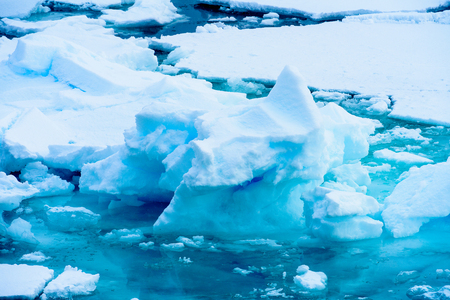 Small iceberg on the water in Arcticの写真素材