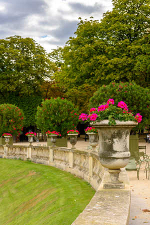 Luxembourg Garden, Franceの写真素材
