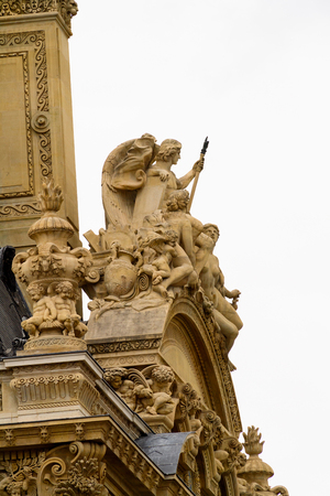 Statue in Paris, the capital of Franceの写真素材