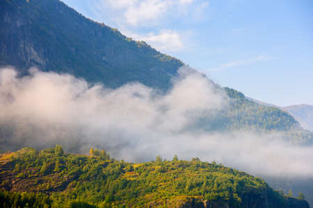 Nature of the mountains of Norwayの写真素材