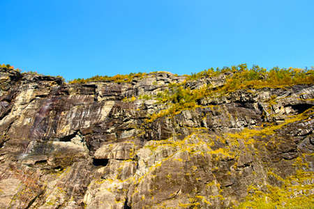 Nature of the mountains of Norwayの写真素材
