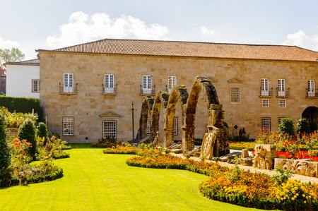 Santa Barbara gardens of Braga, Portugal.のeditorial素材