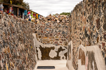 Teotihuacan, site of many Mesoamerican pyramids built in the pre-Columbian Americas. UNESCO World Heritageのeditorial素材