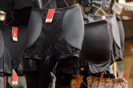 Underwear for sell at the Lome central market.のeditorial素材