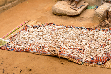 Unidentified Togolese objects near shaman's house.のeditorial素材