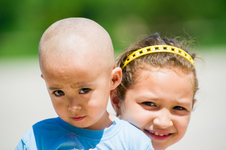 TASHKENT, UZBEKISTAN - JUNE 12, 2011: Unidentified Uzbek children in Uzbekistan, Jun 12, 2011. 81% of people in Uzbekistan belong to Uzbek ethnic groupのeditorial素材