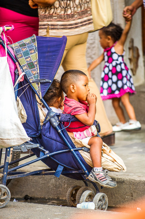 MANAGUA, NICARAGUA - JAN 6, 2012: Unidentified Nicaraguan little boy. 69% of Nicaranguan people belong to the Mestizo ethnic groupのeditorial素材