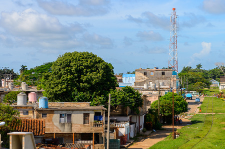 MATANZAS PROV, CUBA - SEP 7, 2017: House in Matanzas, one of the major provinces in Cuba.