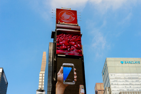 NEW YORK, USA - SEP 16, 2017: Times Square, Manhattan, New York City, United States of Americaのeditorial素材