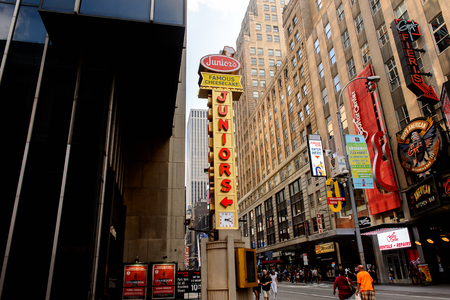 NEW YORK, USA - SEP 16, 2017: Architecture of Manhattan, New York City, United States of Americaのeditorial素材