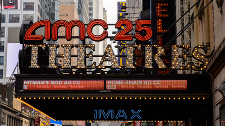 NEW YORK, USA - SEP 16, 2017: Amo 25 theater, Manhattan, New York City, United States of Americaのeditorial素材