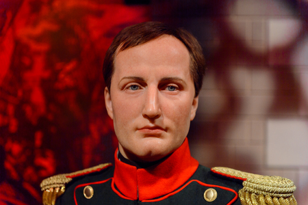 VIENNA, AUSTRIA - OCT 4, 2017: Napoleon Bonaparte, French military and political leader, Madame Tussauds wax museum in Vienna.のeditorial素材