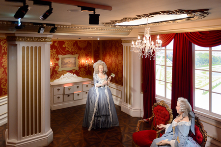 VIENNA, AUSTRIA - OCT 4, 2017: Maria Theresia, Madame Tussauds wax museum in Vienna.