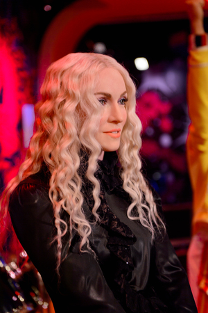 VIENNA, AUSTRIA - OCT 4, 2017: Madonna,  American pop singer, Madame Tussauds wax museum in Vienna.のeditorial素材