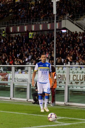 TURIN, ITALY - OCT 6, 2018: Torino - Frosinone. Serie A TIMのeditorial素材