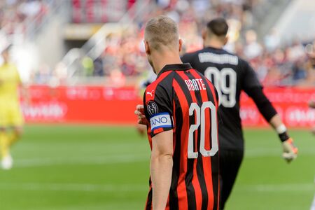 MILAN - OCT 7, 2018: Ignazio Abate. AC Milan - Chievo. San Siro stadium. Serie A.のeditorial素材