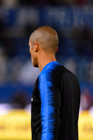 ROME - OCT 29, 2018: Joao Miranda 23. SS Lazio - FC Internazionale Milano. Serie A TIM. Stadio Olimpico.のeditorial素材