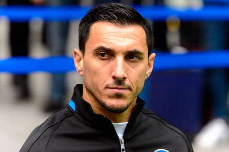 Milan - Nov 6. 2018: Nicolas Burdisso portrait. Friendly match Inter Forever - Barca Legends