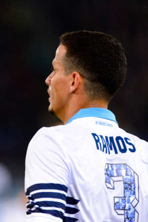ROME - OCT 29, 2018: Ramos 3 close up portrait. SS Lazio - FC Internazionale Milano. Serie A TIM. Stadio Olimpico.のeditorial素材