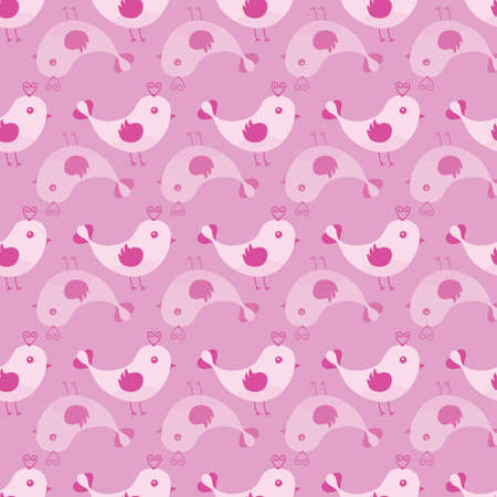 Pink Valentine Heart Seamless Pattern Background Printのイラスト素材