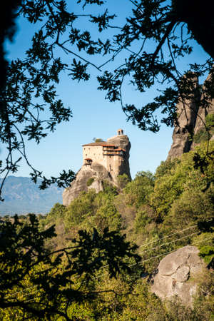 Image of monastery of St. Nikolas in Meteora, Greeceの写真素材