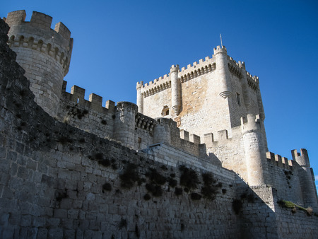 Image of Castle Telez Giron, Valladolid, Castilla y Leon, Spainのeditorial素材