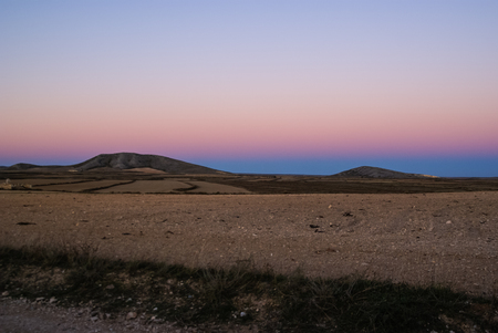Image of Estepas de Belchite, Zaragoza, Aragon, Spainの写真素材