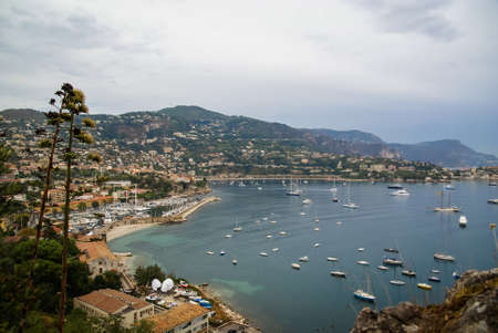 Image of a scenic seascape, Cote d'Azur, Franceの写真素材
