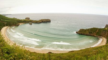 image of Torimbia beach, Asturia y Cantabria, Spainの写真素材